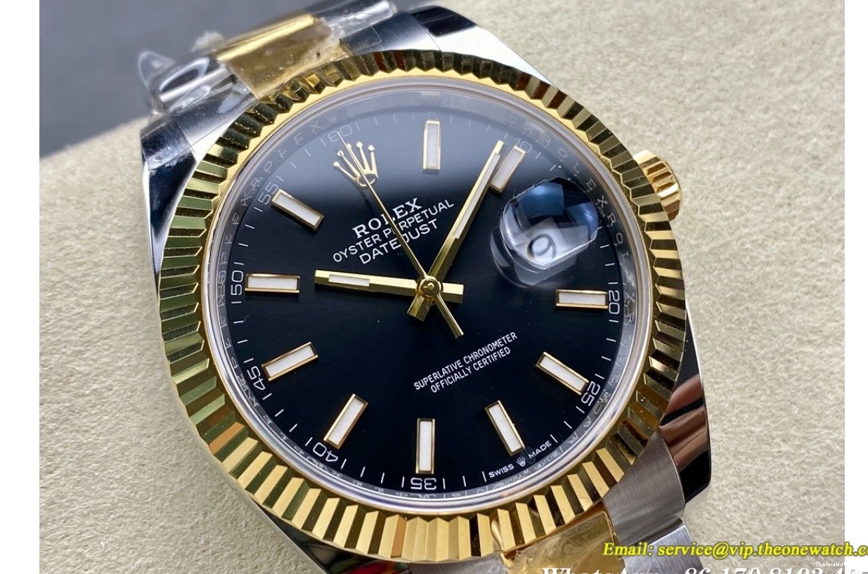 Datejust Heavy Version) Oys ARF Stk SS 126333 YG SH3235(Tungsten 41mm Black 1223